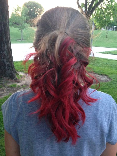 Kool Aid hair dye Koolaid Hair Dye, Hair Dye Red, Kool Aid Hair Dye, Kool Aid Hair, Dyed Red Hair, Kool Aid, Hair Dye, Dyed Hair, Hair Ideas