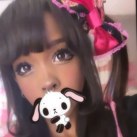 Agejo Gyaru Pfp, Agejo Makeup, Gyaru Makeup Black, Black Gyaru Art, Gyaru Makeup Black Women, Agejo Gyaru Makeup, Black Gyaru Makeup, Soft Gyaru Makeup, Black Gyaru Girl