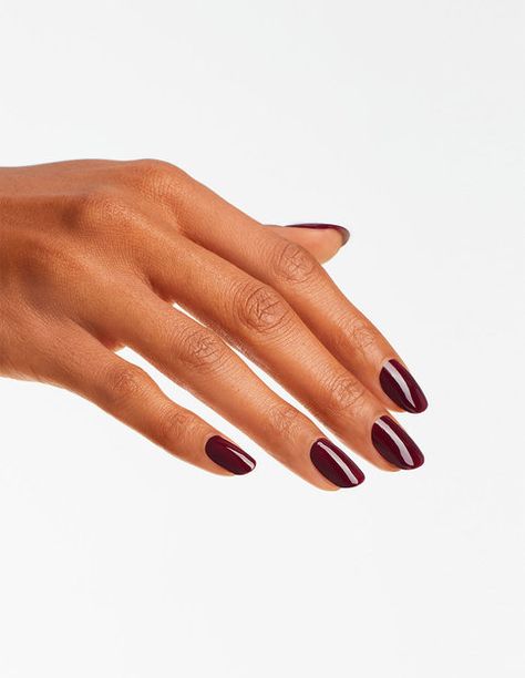 In the Cable Car-Pool Lane - Infinite Shine | OPI Opi Gel Polish Colors, Burgundy Nail Polish, Long Wear Nail Polish, Long Lasting Nail Polish, Opi Infinite Shine, Burgundy Nails, Long Lasting Nails, Rich Burgundy, Opi Nail Polish