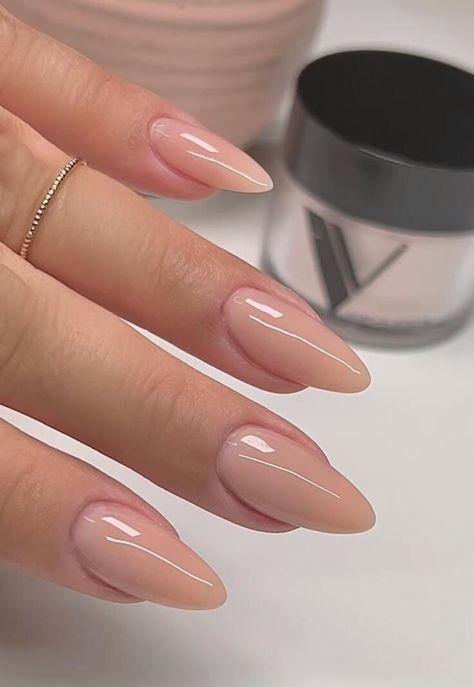 Milky Nails, Pointy Nails, May Nails, Subtle Nails, Work Nails, Casual Nails, Classy Acrylic Nails, Soft Nails, Neutral Nails