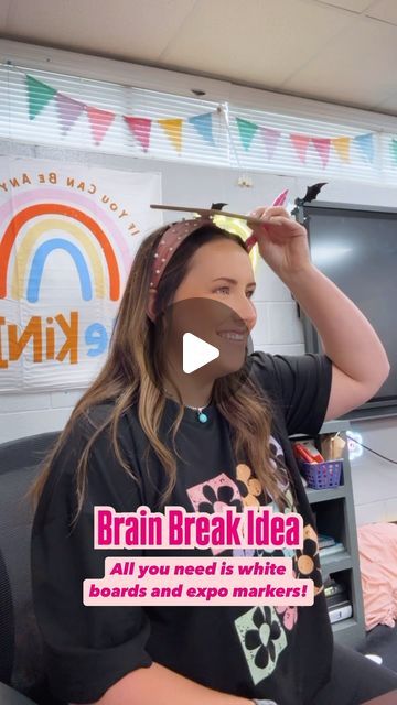 Sarah Castillo | Teacher 🍎 on Instagram: "My students loved this brain break idea!!! I saw it on TikTok and had to try it! 🤩 I picked a student to lead the next round of drawing! 🤪✍🏼

#teachergram #teacher #teachersofinstagram #igteachers #elementaryteacher #teacherlife #fourthgradeteacher #makelearningfun #iteachfourth #elementaryschool" 3rd Grade Brain Breaks, Substitute Teacher Ideas, Brain Break Ideas, Mismatch Day, Classroom Essentials, Expo Marker, Substitute Teaching, Hacks And Tips, Teaching Inspiration