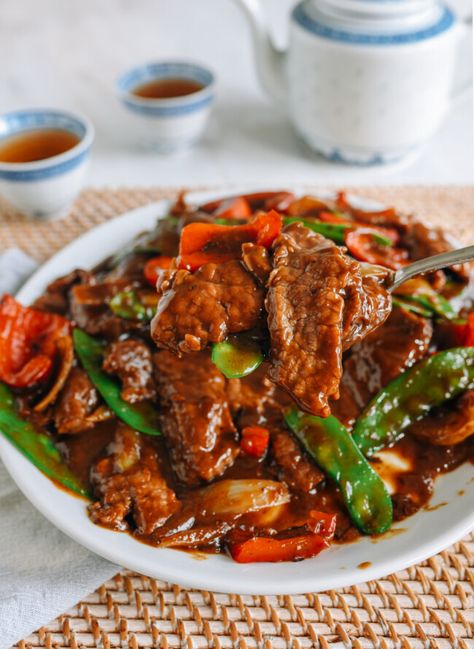 Beef Black Bean Sauce, Beef In Black Bean Sauce Recipes, Black Bean Beef Stir Fry, Black Bean Garlic Sauce Stir Fry, Dinner Combinations Meals, Beef And Black Bean Stir Fry, Beef Flank Recipes, Black Bean Garlic Sauce Recipe, Chinese Restaurant Recipes