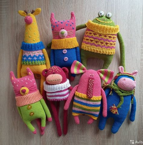 Diy Crochet Toys, Toy Animals, Animal Knitting Patterns, Crochet Baby Toys, Toy Ideas, Haken Baby, Crochet Goodies, Ideas Crochet, Gifts Personalized