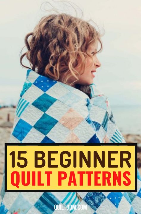 15 Beginner Quilt Patterns To Choose For Your First Project Easy Quilts For Beginners Free Pattern Missouri Star Quilt, Beginner Block Quilt Patterns, 3 Color Quilts Simple, Easy Block Quilt Patterns, Pictures Of Quilts, 2 Yard Quilt Patterns Free, Beginner Quilt Patterns Free Squares Simple, First Time Quilters Easy Quilts, Hand Quilting Patterns Ideas