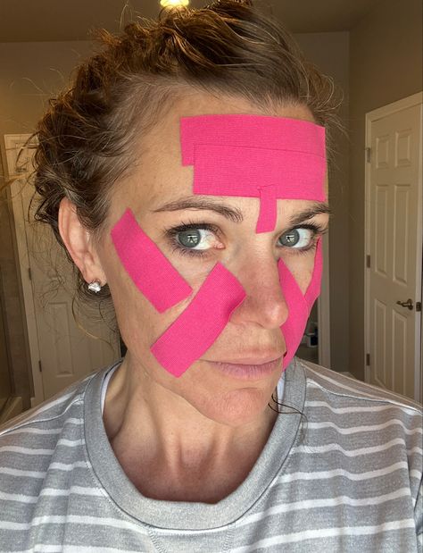 Scar Tape For Wrinkles, Face Tape For Wrinkles, Facial Taping, Face Taping For Wrinkles, Tape For Wrinkles, Face Taping, Sleep Beauty, Tape Face, Face Yoga Facial Exercises