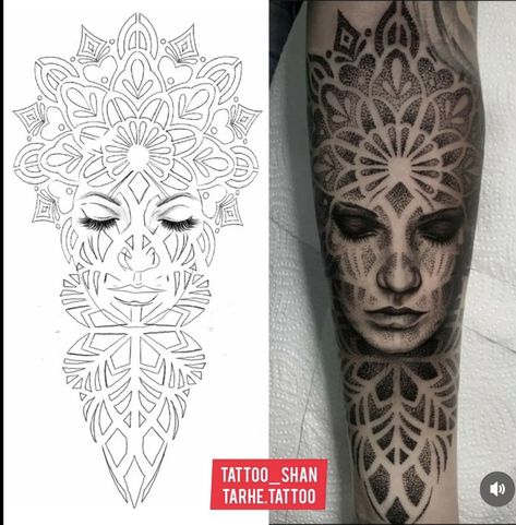 Dotwork Tattoo Design, Sacred Geometry Art Mandalas, Wolf Tattoo Forearm, Egyptian Cat Tattoos, Thor Tattoo, Dotwork Tattoo Mandala, Mandala Tattoos For Women, Black And White Flower Tattoo, Optical Illusion Tattoos