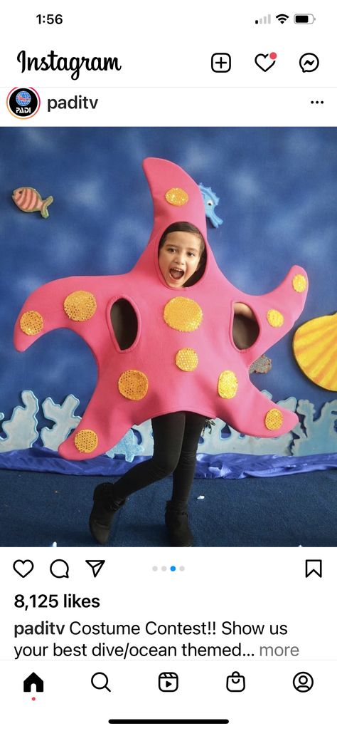 Sea Animal Diy Costume, Starfish Costume Diy, Star Fish Costume, Starfish Costume, Seahorse Costume, Baby Starfish, Fish Costume, Broadway Costumes, Drama Club