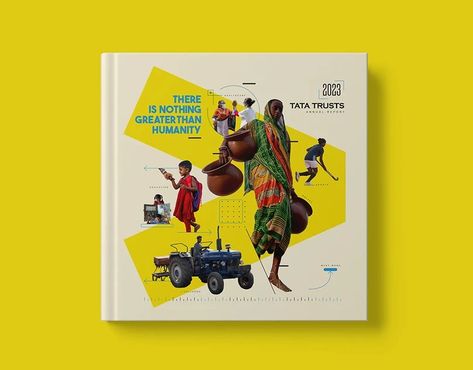 TATA TRUSTS (Annual Report) :: Behance Illustrated Annual Report, Digital Report Design, Creative Annual Report Cover Design, Annual Report Cover Design, Report Cover Design, Annual Report Cover, Annual Report Layout, Report Layout, Report Covers