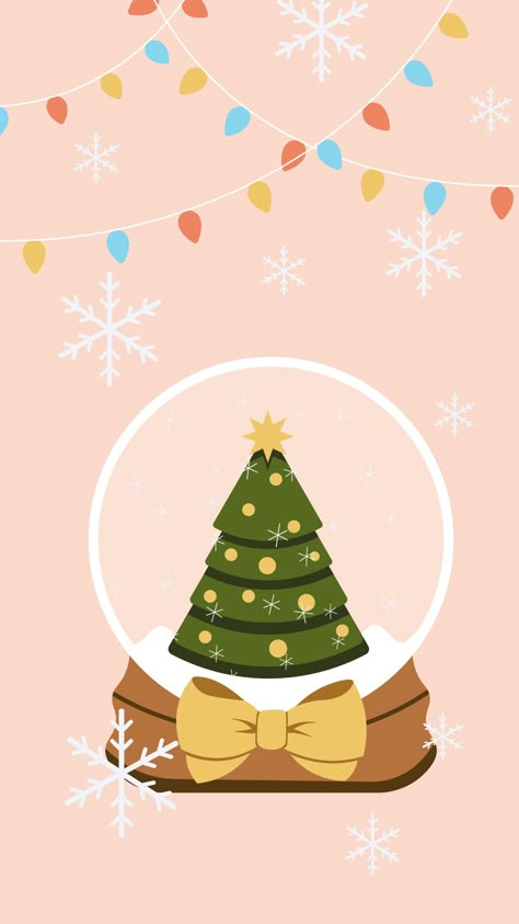 snow ball/snow globe/christmas tree/snowflakes Waves Wallpaper Iphone, Christmas Tree Snow, Snow Globe Christmas, Christmas Iphone, Christmas Tree Art, Waves Wallpaper, Christmas Things, Holiday Wallpaper, Wallpaper Iphone Christmas