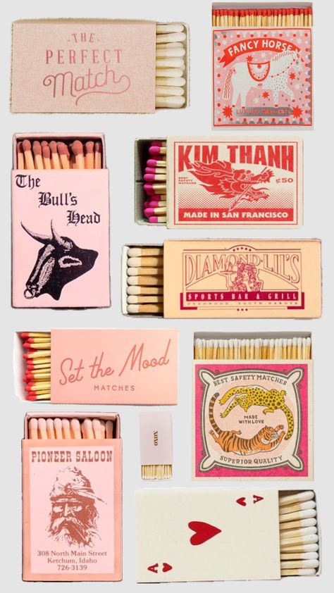 Matches #matches #pinkmatches #matchbox #matchboxwallpaper #matchboxcollage Space Text, Matchbox Art, Safety Matches, Grill Set, Match Making, Wedding Matches, Style Retro, Color Combos, Collage Art