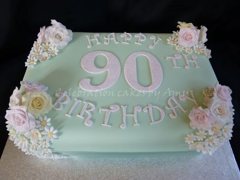 Birthday Cupcakes For Women, Grandmas Birthday Party, October Birthday Parties, Dedication Cake, Fireworks Cake, Grandma Cake, 90th Birthday Cakes, 70th Birthday Cake, 80 Birthday Cake