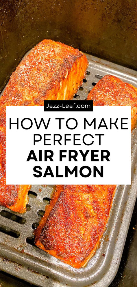 Perfect air fryer salmon:  the secret to perfect air-fried salmon! This recipe guarantees juicy, flavorful salmon every time, with minimal effort and cleanup. Dijon mustard, spices, and lemon juice combine to create a mouthwatering dish that's quick, healthy, and sure to become a staple in your kitchen. Click through for the full recipe and cooking tips! #AirFryerRecipes #SalmonRecipe Air Fryer Salmon With Dijon Mustard, Easiest Way To Cook Salmon, Air Fryer Salmon Dijon Mustard, Cooking Salmon In Air Fryer, How To Cook Salmon In Air Fryer, Air Fry Salmon Recipes, B12 Recipes, Salmon Airfryer Recipe, Salmon Recipes Air Fryer