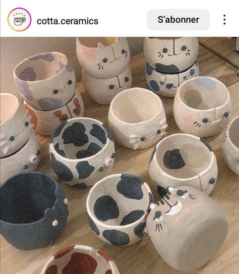 Yarn Bowls Diy, Clay Yarn Bowl, Yarn Bowls Pottery, Ceramic Yarn Bowl, Arte Grunge, Ceramic Art Sculpture, Clay Diy Projects, Kiln Firing, Cute Clay