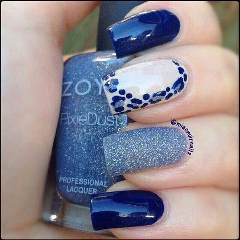 Nails Blue Nail Art Designs, Blue Nail Art, Blue Nail, Great Nails, Shellac Nails, Hot Nails, Beautiful Nail Art, Fancy Nails, Creative Nails