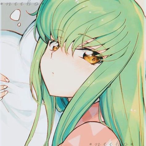 Aesthetic Anime Icons - Green-Themed - Wattpad Anime Green Hair, Code Geass Wallpaper, Code Geass, Anime Profile, Anime Couples Drawings, Green Hair, Manga Girl, Pretty Art, Cute Anime Character