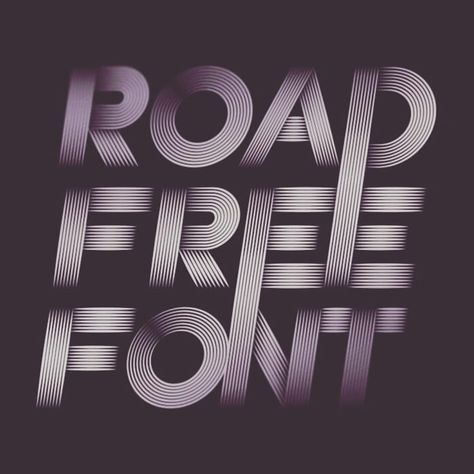 Patrick Seymour on Instagram: “Road font. Available for free at hellofont.com . . . . . . . #font #typography #illustrator #road #pentool #mtl #design #art #artist #lines…” Road Font, Patrick Seymour, Cross Road, 3d Lettering, Font Typography, Youth Services, Typography Letters, Pen Tool, Art Artist