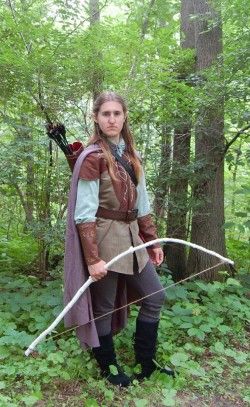 DIY Legolas Costume - How to Make a Legolas Costume Jerkin Pattern, Legolas Costume, Boots Leggings, Woodland Elf, Costume Tutorial, Basic Sewing, Wonder Woman Costume, Free Pdf Pattern, Elf Ears