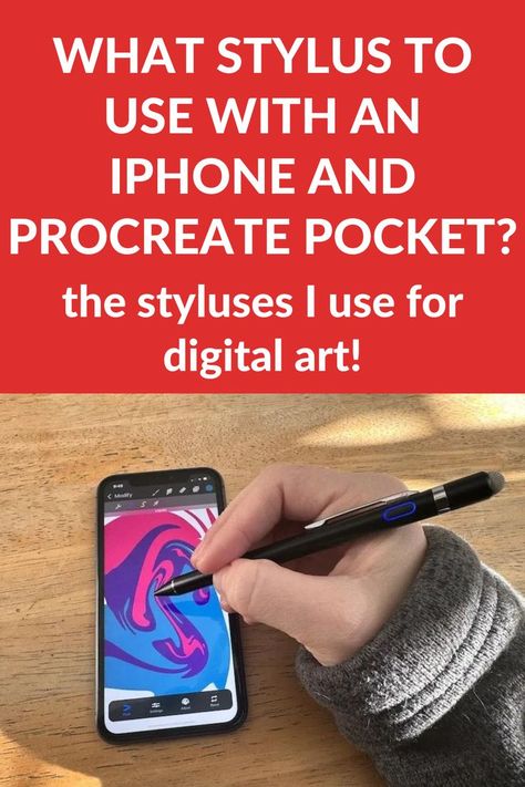 My Favorite Styluses to Use with Procreate Pocket on an iPhone! The Apple Pencil doesn't work with the iPhone, so what should you use for Procreate Pocket? Here are my favorite styluses that I use with my iPhone and Procreate Pocket. Have fun making digital art! Art Tips Procreate, Procreate Iphone, Procreate Pocket, Pocket Tutorial, Digital Art Tips, Procreate Ipad Tutorials, Procreate Tutorials, Ipad Tutorials, Using Procreate