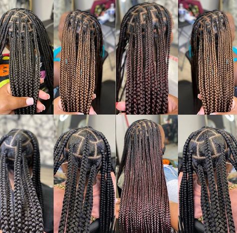 Medium Large Knotless Box Braids, Medium Large Knotless, Braid Plaits, Large Knotless Box Braids, Large Knotless, Large Box Braids, Knotless Box Braids, Medium Box Braids, Big Box Braids