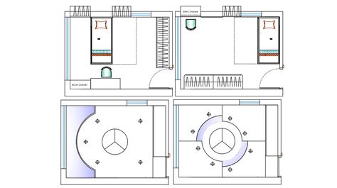 Bedroom Plan and Ceiling Design AutoCAD drawing - Cadbull False Ceiling Layout Plan, Ceiling Plan Drawing, Curved Bedroom, Electric Drawing, Ceiling Drawing, Autocad Layout, Furniture Details Drawing, Bedroom Plan, Fall Ceiling