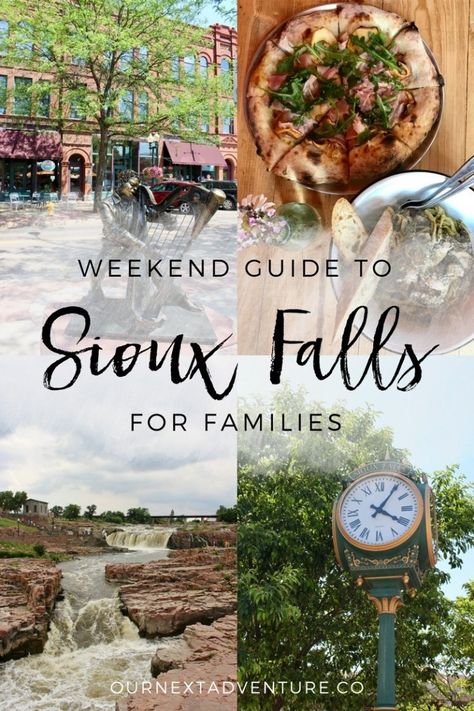 How to spend the perfect family weekend in Sioux Falls, South Dakota // Midwest Travel | USA Road Trip | Unique Family Vacation | Travel with Kids | US Destinations for Families Family Vacations Usa, South Dakota Road Trip, South Dakota Vacation, South Dakota Travel, Usa Road Trip, Sioux Falls South Dakota, Midwest Travel, Family Weekend, Family Vacation Destinations