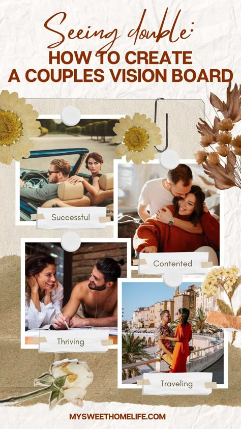 Couple Vision Board Ideas, Couples Vision Board Ideas, Vision Board For Couples, Couple Vision Board, Vision Board Couple, Marriage Vision Board, Couples Budget, Couples Vision Board, Vision Board Idea