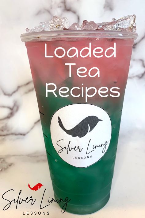 These five loaded teas are easy to make at home, don't require any Herbalife products or supplements, and all ring in for LESS THAN ONE DOLLAR per serving. Lit Tea Recipes Without Herbalife, Loaded Tea Diy, Blue Raspberry Loaded Tea, Herbal Life Loaded Tea Recipes, Lit Tea Recipes, Nutrition Tea Recipes, Boosted Tea Recipes, Herbalife Loaded Tea Recipes Diy, Herbalife Tea Recipes Drinks With Liftoff