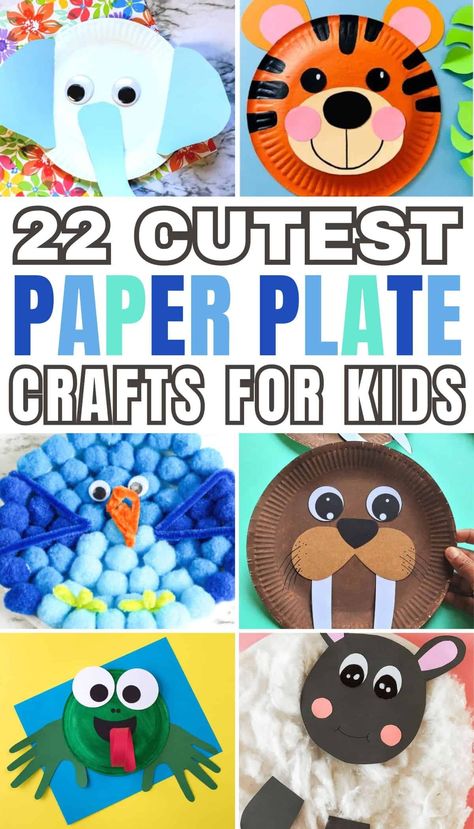 Looking for a fun and easy craft activity to do with your kids? Check out these 22 paper plate animal crafts that are sure to bring out their creativity and imagination. Perfect for a rainy day or as a boredom buster! Walrus Crafts, Plate Animal Crafts, Diy Backdrop Ideas, Paper Flowers Making, Easy Paper Crafts For Kids, Ariel Sebastian, Jesus Story, Koala Craft, Eagle Craft