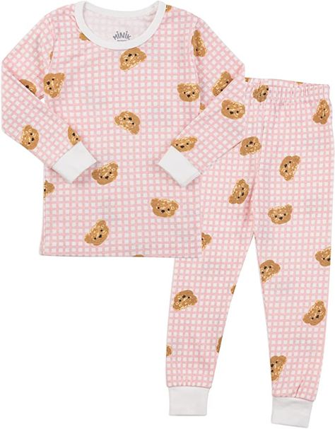 Preppy Toddler, Baby Pjs, Pjs Set, Girls Pjs, Cute Sleepwear, Kids Nightwear, Kids Pjs, Toddler Pajamas