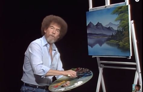 image Bob Ross Episodes, Bob Ross Art, Bob Ross Paintings, The Joy Of Painting, Youtube Page, Beautiful Oil Paintings, Printmaking Art, Painting Art Lesson, Bob Ross