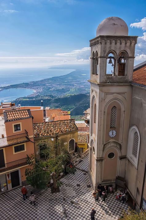 Castelmola, Sicily, Italy. Pic © Larita Sarta. Milan Kundera, Italy Pictures, Palermo Sicily, Siena Italy, Italian Vacation, Italy Itinerary, Italy Holidays, Italy Photography, Puglia Italy