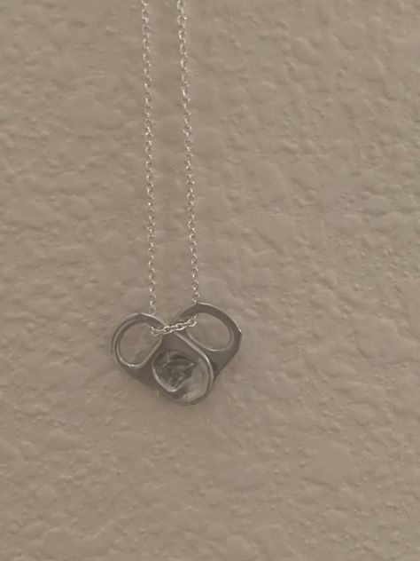 Soda Tab Heart Necklace  |  disney love tattoos for couples Soda Can Opener Heart Necklace, Coke Tab Heart Necklace, Soda Tab Necklace Diy, Disney Love Tattoos, Can Top Necklace, Soda Tab Heart Necklace, Matching Necklaces Aesthetic, Tab Heart Necklace, Soda Necklace