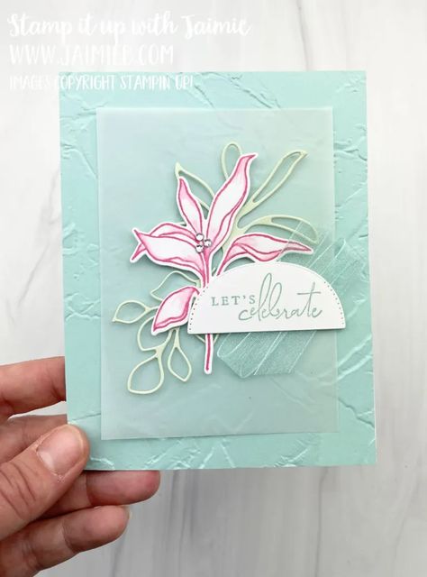 Stampin' Up! NEW Splendid Thoughts Birthday Card Stampin Up Splendid Day, Splendid Day Dsp, Splendid Day Suite, Homemade Birthday Cards, Holiday 2022, Embossed Cards, December 2022, Stamping Up Cards, Card Making Techniques