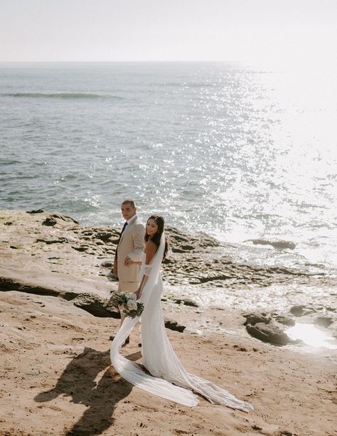 San Diego southern California elopement small wedding intimate inspiration Laguna Beach Malibu sunset cliffs unique landscape beautiful locations to elope bride to be ideas beach Amalfi Italy Portugal Spain Ibiza Mallorca Grace Love Lace Paloma Dress Gown Coronado Sardinia Sicily Island Sicily Elopement, Cabo Elopement, Bride To Be Ideas, Malibu Elopement, Spain Ibiza, Bridal Intimates, California Beach Wedding, Malibu Sunset, San Diego Elopement