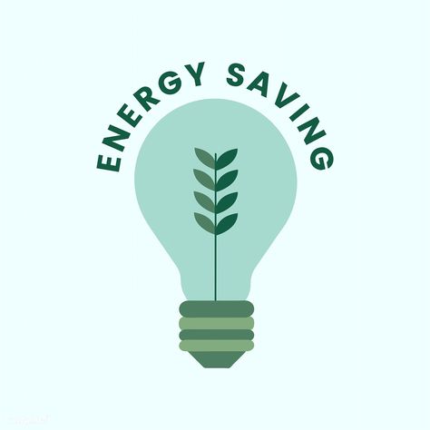 Electricity and energy saving icon | free image by rawpixel.com Save Electricity Poster, Save Energy Poster, Windmill Logo, Electricity Poster, Eco Club, Energy Poster, Earth Day Posters, Waste Free Living, Eco Logo