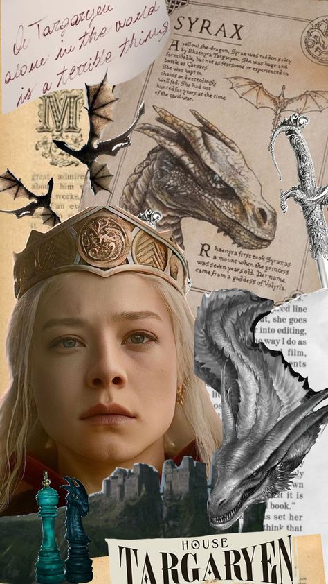 House Of The Dragon Collage, House Targaryen Wallpapers, House Of Dragon Aesthetic, House Of The Dragon Wallpaper, House Of The Dragon Aesthetic, Targaryen Wallpaper, Tv Wallpaper, Series Wallpaper, Game Of Thrones Artwork