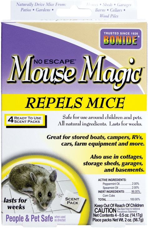 Mouse Magic® - Bonide Cottage Attic, Garage Cottage, Mouse Deterrent, How To Deter Mice, Rodent Repellent, Mice Repellent, Rodent Control, Spearmint Essential Oil, Home Garage