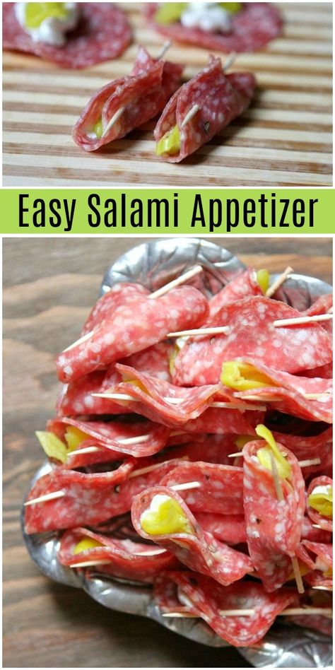 Salami Appetizer, Easy To Make Appetizers, Christmas Appetizers Party, Recipe Girl, Pizza Bites, Christmas Appetizers, Recipe Details, Appetizer Dips, Yummy Appetizers