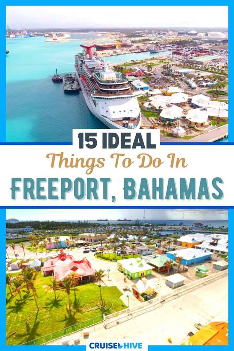 Looking forward to seeing Grand Bahama Island, but not sure what to do or where to go first? Here’s the best things to do in Freeport, Bahamas for a fun, enjoyable trip! via @cruisehive Bahama Cruise, Conch Salad, Grand Bahama Island, Norwegian Sky, Vacay Spots, Bahamas Trip, Bahamas Honeymoon, Freeport Bahamas, Carnival Cruises