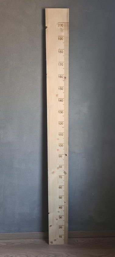 Groeimeter 200cm Steigerhout Transparant | Familiecadeau van het Jaar | kinderkamer | kraamcadeau | verjaardagscadeau | babykamer | babyshower |... Lego Duplo