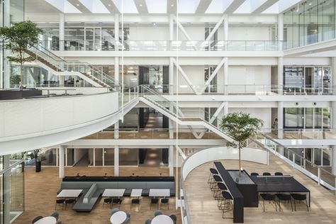 Office Courtyard, Research Building, Building Office, Science Park, Work Culture, Architecture Office, Aircraft Design, Work Environment, Utrecht