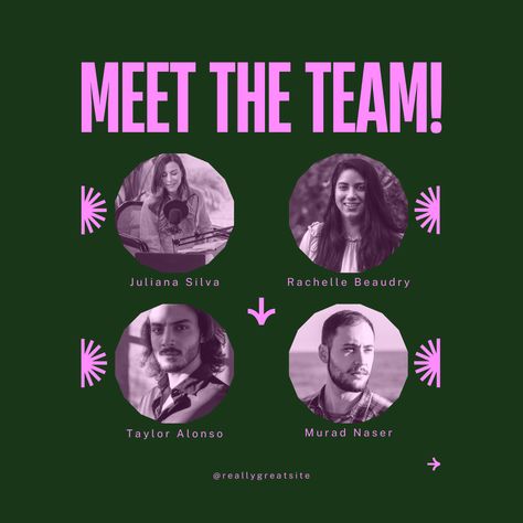 Free Canva Template Meet The Team Design Layout Instagram, Meet The Team Graphic, Meet The Team Instagram Post, Team Instagram Post, Canva Creator, Graphic Shapes Design, Graphic Shapes, Shapes Design, Instagram Template Design