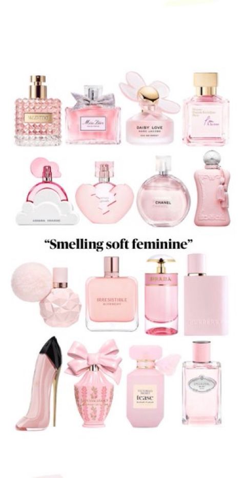 Best Floral Perfume, Coquette Wishlist, Coquette Perfume, Soft Angel Aesthetic, Cute Perfume, Aesthetic Pink Coquette, Soft Perfume, Perfume Wishlist, Parfum Collection