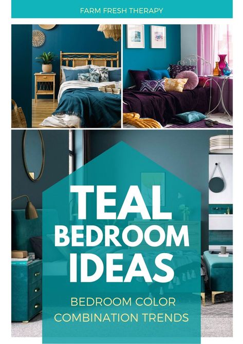 Teal Bed Rooms Ideas, Teal Rugs In Bedroom, Teal Bedding Ideas Bedroom, Colors That Go With Teal Bedroom, Turquoise And Gold Bedroom Ideas, Turquoise Master Bedrooms Decor, Teal Bed Frame Bedroom Ideas, Teal Wall Paint Ideas, Bedding For Teal Walls