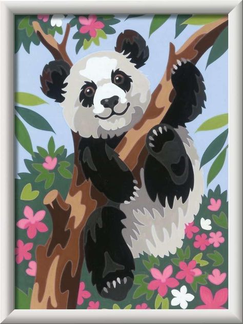 Ravensburger Painting by Numbers 20161 Cute Panda Bear Children from 9 Years: Amazon.de: Toys Panda Painting, Panda Art, Fun And Games, Games For Toddlers, Paint By Numbers, Paint By Number Kits, Cute Panda, Kits For Kids, Young Artist