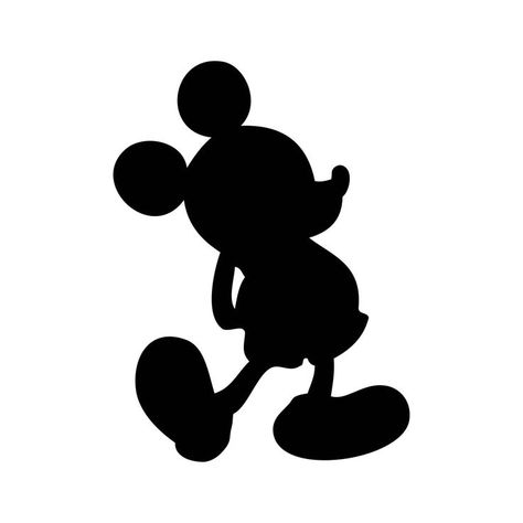 Chez Whimsy: Free Svg - Mickey Silhouette 019 Mickey Decor, Baby Dome, Vinyl Images, Cake Stencils, Folded Book Art Pattern, Mickey Mouse Silhouette, Cricut Inspiration, Htv Projects, Mickey Silhouette