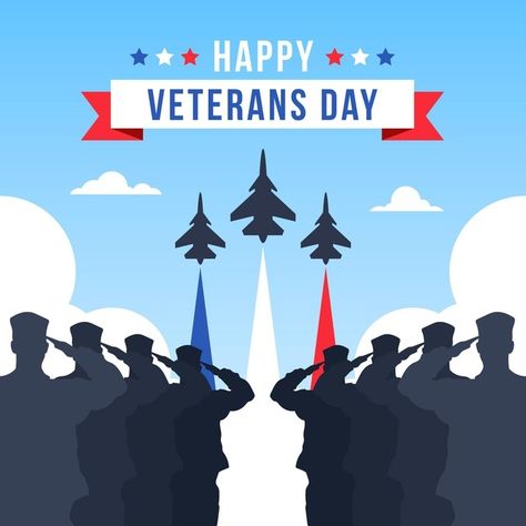 Flat design veterans day | Free Vector #Freepik #freevector #design #celebration #holiday #event Veterans Day Poster, Free Veterans Day, Veterans Day Celebration, Happy Veterans Day, Veteran Day, Military Honor, Veteran's Day, Veteran’s Day, Military Heroes