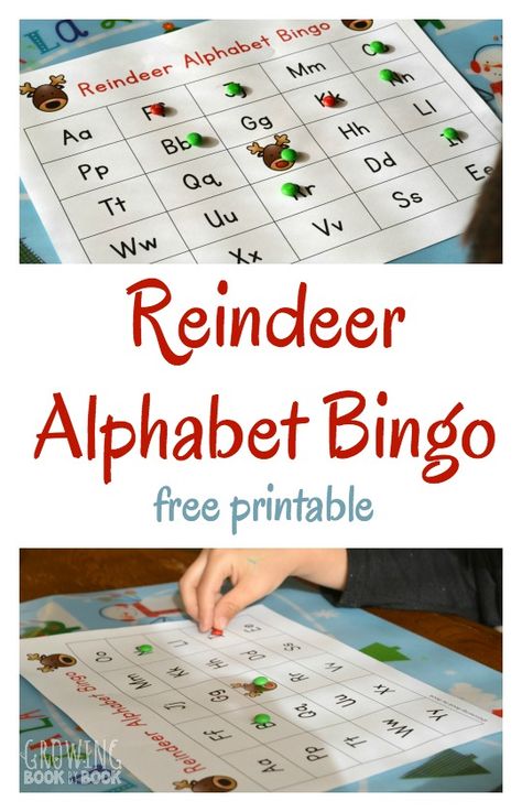 A fun alphabet game to play with one child or a whole class!  Reindeer alphabet bingo is a great literacy activity to use at Christmas parties to work on letter recognition and letter sounds. Abc Bingo, Christmas Literacy Activities, Alphabet Bingo, Classroom Party Games, Christmas Literacy, Perfect Classroom, Kindergarten Christmas, Alphabet Game, Christmas Preschool