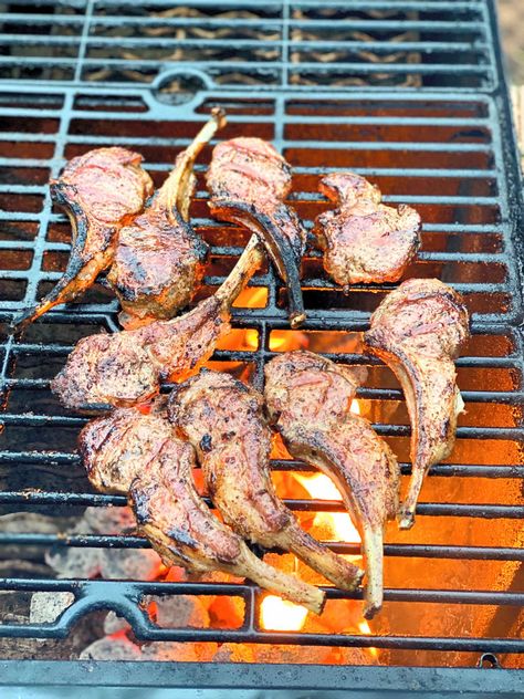 HERB MARINATED LAMB CHOPS Bbq Lamb Chops Marinade, Lamp Chops Recipe, Tomato Avocado Melt, Housewarming Brunch, Bbq Lamb Chops, Lollipop Lamb Chops, Marinated Lamb Chops, Lamp Chops, Seasons Aesthetic