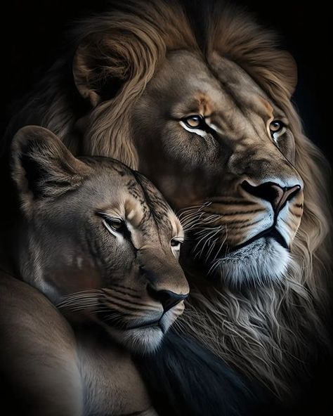 leo on Instagram: "When two lions fall in love, the whole jungle stops and takes notice 🦁❤️😻 . . . @lion.savannah © All Rights Reserved . #powercouple #wildandfree #lionlove" Lion Couple Wallpaper, Lion Wallpapers, Xman Marvel, Two Lions, Lion Live Wallpaper, Lion Couple, Big Cats Photography, Lion Family, Lion Artwork